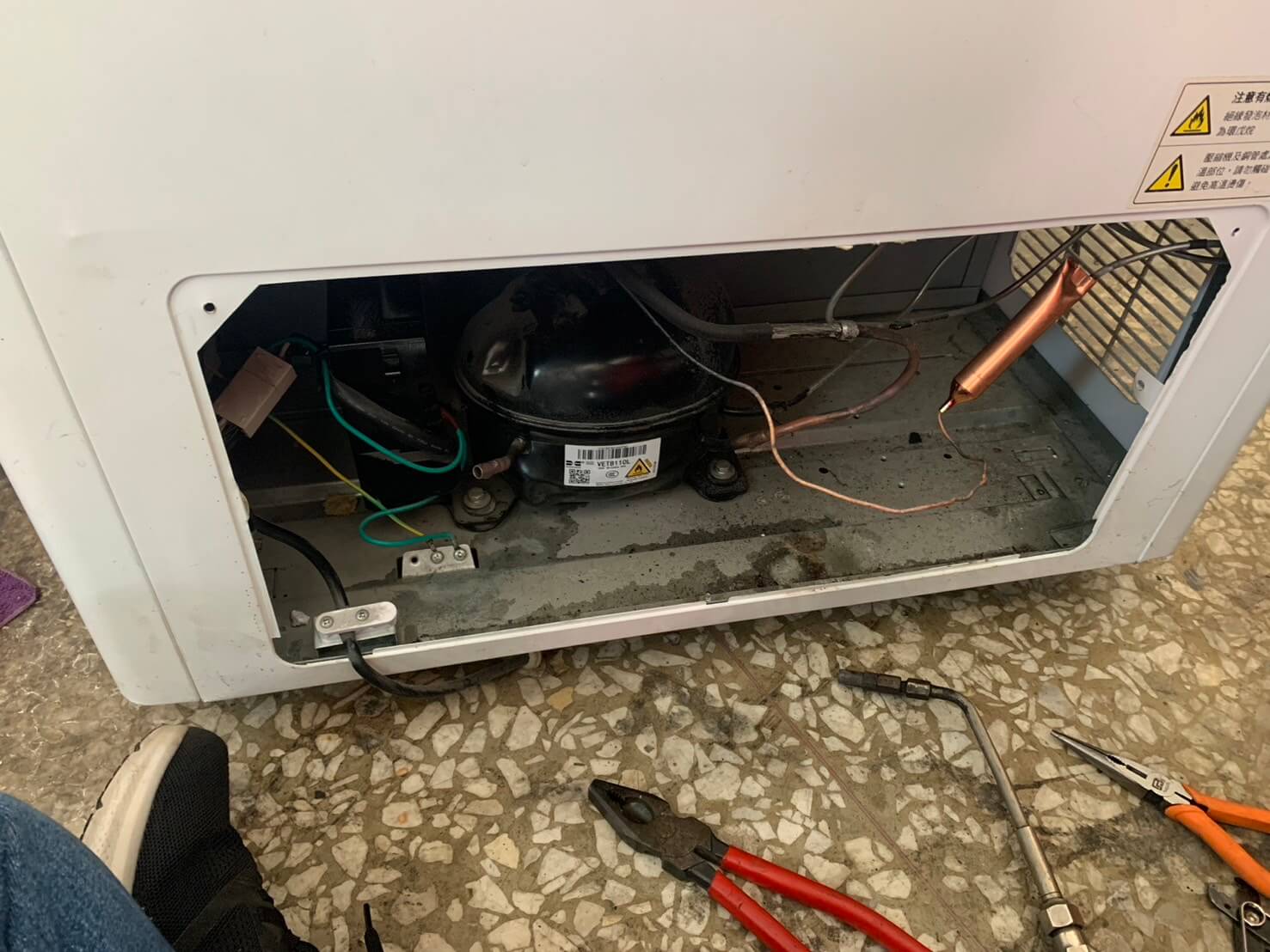 立刻修案例-苓雅區餐飲店李老闆冰櫃壞掉急需維修的第2張圖片